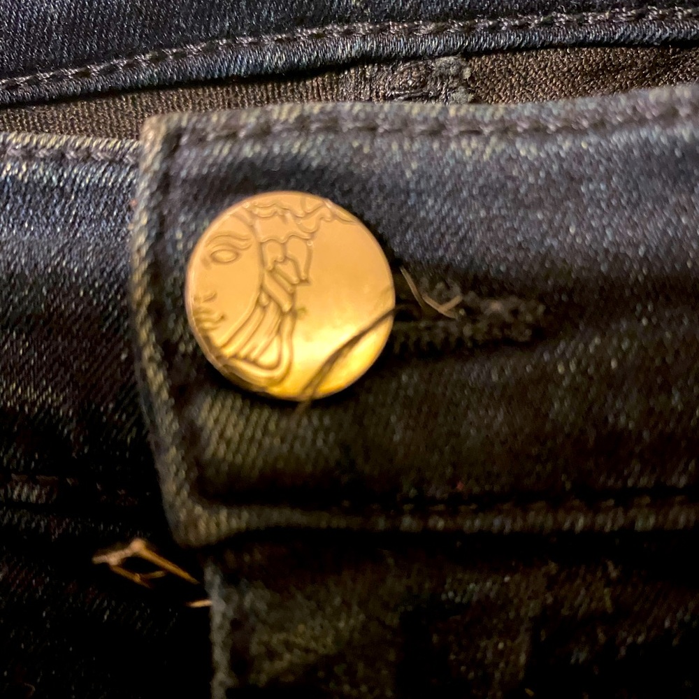 VERSACE Slim ITALIA SPORTIVE  BLUE DENIM PANTS W33 ✨